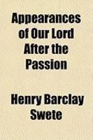 Appearances Of Our Lord After The Passion