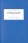 Acts Of The Dean And Chapter Of Westminster, 1543-1609: Part II. 1560-1609