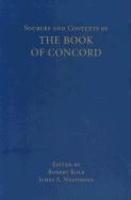 Sources Contexts Book Concord