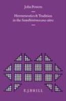 Hermeneutics And Tradition In The Samdhinirmocana-Sutra Hermeneutics And Tradition In The Samdhinirmocana-Sutra