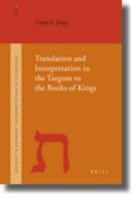 Translation And Interpretation In The Targum To The Books Of Kings Translation And Interpretation In The Targum To The Books Of Kings