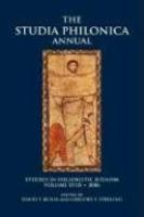 Studia Philonica Annual, XVIII, 2006 Studia Philonica Annual, XVIII, 2006