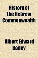 History Of The Hebrew Commonwealth