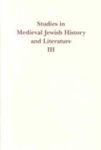 Studies In Medieval Jewish History And Literature, Volume III