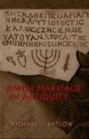 Jewish Marriage In Antiquity Jewish Marriage In Antiquity