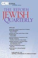 Ccar Journal: The Reform Jewish Quarterly Spring 2010, Jewish Perspectives On Finances And The Marketplace Ccar Journal: The Reform Jewish Quarterly Spring 2010, Jewish Perspectives On Finances And The Marketplace