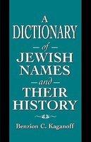 A Dictionary Of Jewish Names And Their History A Dictionary Of Jewish Names And Their History