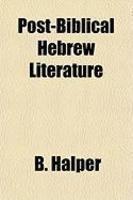 Post-Biblical Hebrew Literature