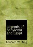 Legends Of Babylonia And Egypt Legends Of Babylonia And Egypt