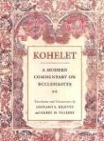 Kohelet: A Modern Commentary Kohelet: A Modern Commentary