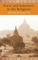 Form And Substance In The Religions