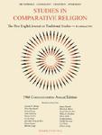 Studies In Comparative Religion: 1968 Commemorative Annual Edition Studies In Comparative Religion: 1968 Commemorative Annual Edition