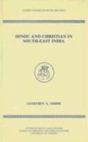 Hindu And Christian In South-East India Hindu And Christian In South-East India
