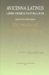 Avicenna Latinus. Liber Primus Naturalium. Tractatus Secundus. De Motu Et De Consimilibus