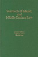 Yearbook Of Islamic And Middle Eastern Law, Volume 10 (2003-2004) Yearbook Of Islamic And Middle Eastern Law, Volume 10 (2003-2004)