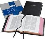 KJV Concord Wide Margin Reference Bible Black Goatskin Leather KWM266
