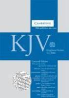 KJV Concord Reference Edition CD266 Black Goatskin Leather