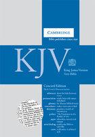 KJV Concord Reference Edition KJ563:X Black French Morocco Leather