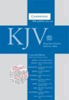 Cambridge King James Version Reference Bible: Concord Reference Bible With Concordance And Dictionary
