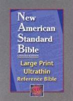 Large Print Ultrathin Reference Bible-NASB [With Velvet Book Holder]