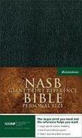 Giant Print Reference Bible-NASB-Personal Size