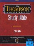 Thompson Chain Reference Bible-NASB Thompson Chain Reference Bible-NASB