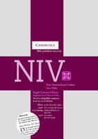 NIV Single Column Text Edition Burgundy French Morocco NI173 NIV Single Column Text Edition Burgundy French Morocco NI173