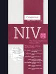 Wide Margin Reference Bible-NIV