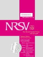 NRSV Reference Edition With Apocrypha NR23A Black French Morocco Leather
