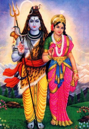 Shiv and Parvati