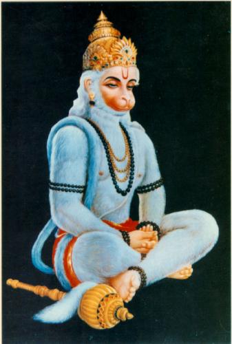 Hanuman Ji in Samadhi
