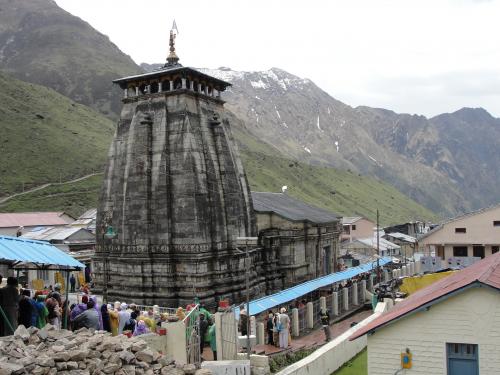 Kedarnath Temple Back View