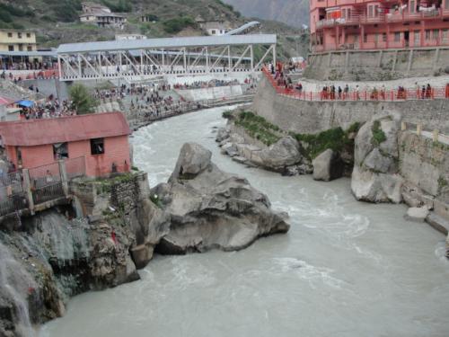 Holy River Alaknanda - Badrinath Temple