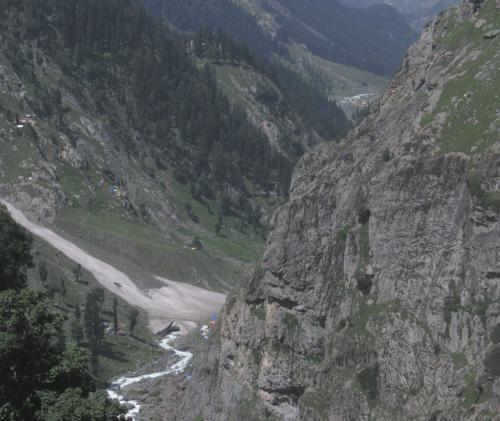 View of Chandanwari from Pissu Top