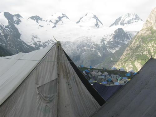 Enchanting View of Sheshnaag Parabt from Sheshnaag Camp