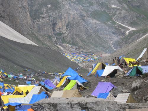 Enchanting View of Sri Amarnath Holy Cave