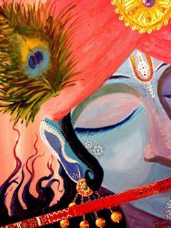 240x320 mobile wallpapersShri Krishna Wallpaper