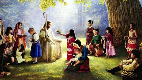 Jesus With Children Wallpapers – Set 10