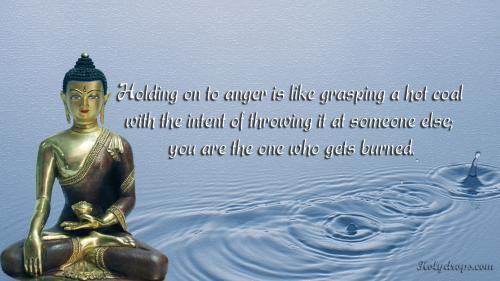 Gautam Buddha on anger