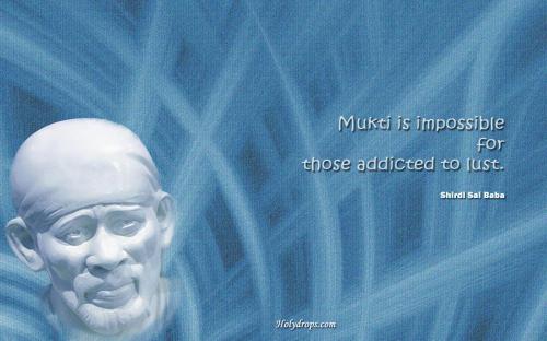 Sai Baba saying on Mukti