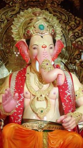 Lal Bagh Ganpati Roop Wallpaper