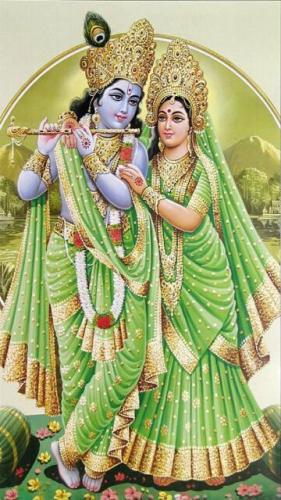 Radha Krishna Mobile Wallpaper for Nokia