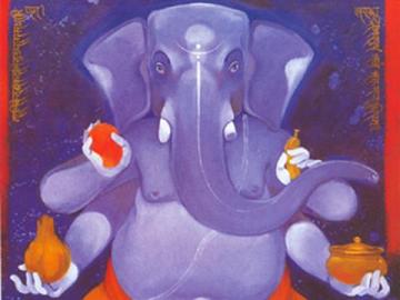 Beautiful Ganesh Mobile Wallpaper for Blackberry