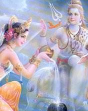 Shiva with Shakti Mobile Wallpaper
