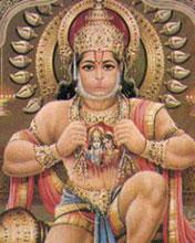 Hanuman showing Ram and Sita in heart Mobile Wallpaper