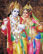 Krishna with Radha Ji Mobile Wallpaper