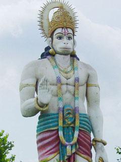 Hanuman JI at Agroha Mobile Wallpaper