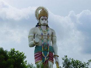 Hanuman JI at Agroha Mobile Wallpaper