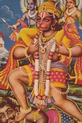 Hanumanji with Shri Ram and Lakshamn on sholders Mobile Wallpaper