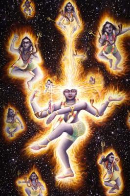 Shiva doing Tandava Mobile Wallpaper